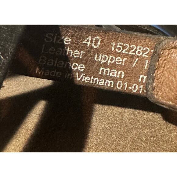 Dansko Sandals Womens 40 Veruca Gladiator Black Leather Wedge Heels US 9.5 - Picture 7 of 7